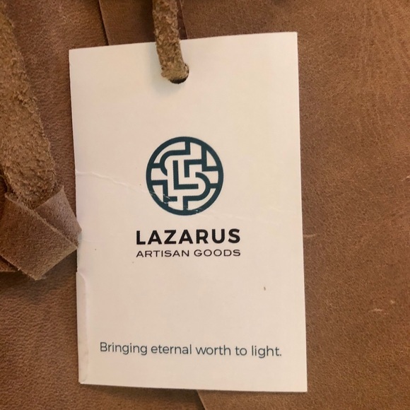 NWT🍁Lazarus🍁100% handmade leather bag - Honduras - Picture 3 of 8
